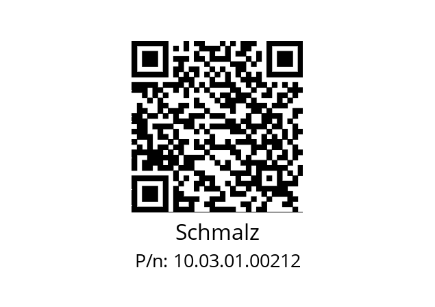   Schmalz 10.03.01.00212