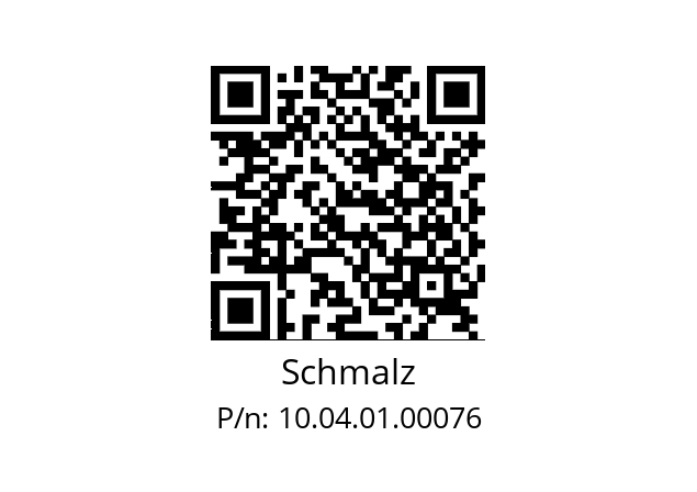   Schmalz 10.04.01.00076