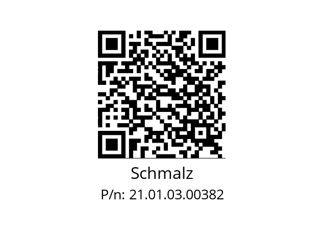   Schmalz 21.01.03.00382