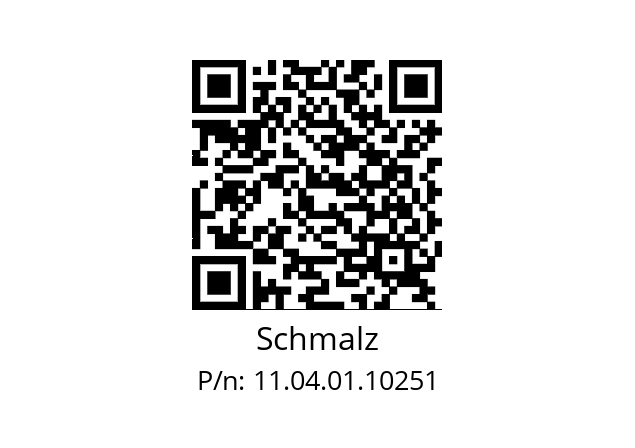   Schmalz 11.04.01.10251