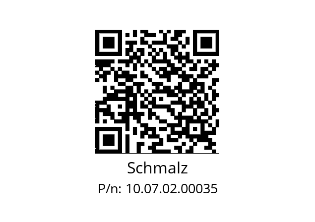   Schmalz 10.07.02.00035