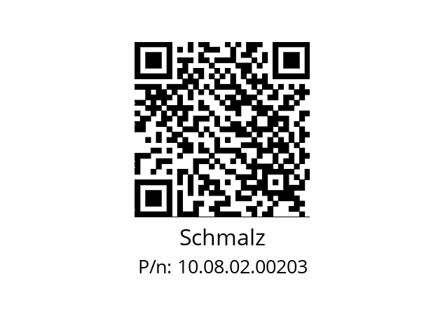   Schmalz 10.08.02.00203