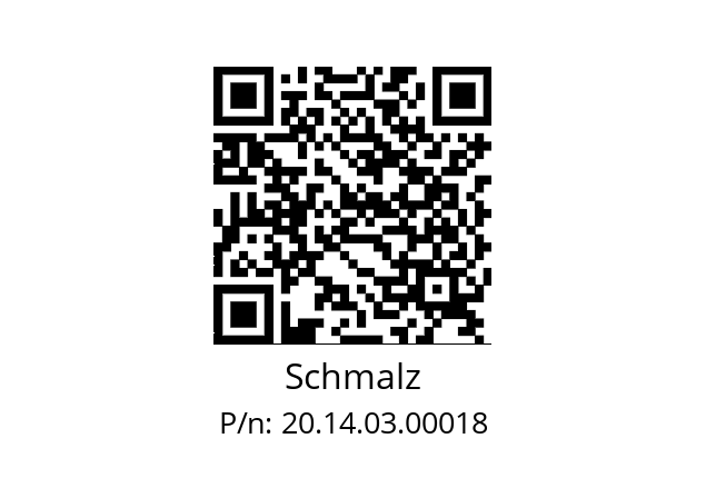   Schmalz 20.14.03.00018