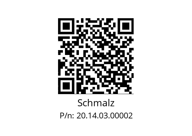   Schmalz 20.14.03.00002