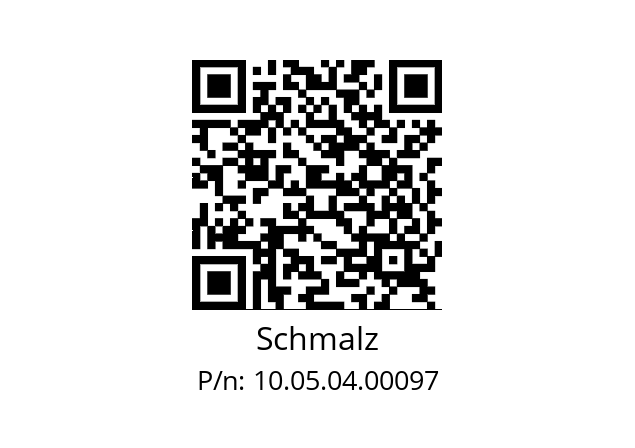   Schmalz 10.05.04.00097