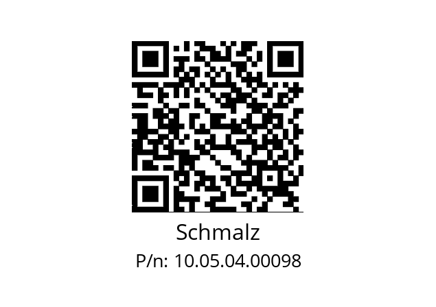   Schmalz 10.05.04.00098