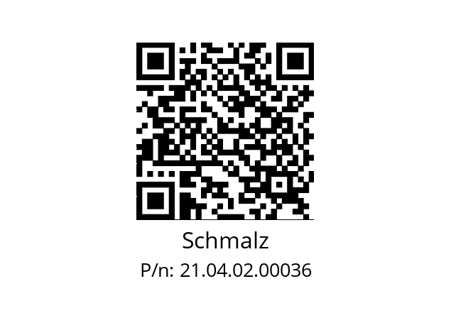   Schmalz 21.04.02.00036