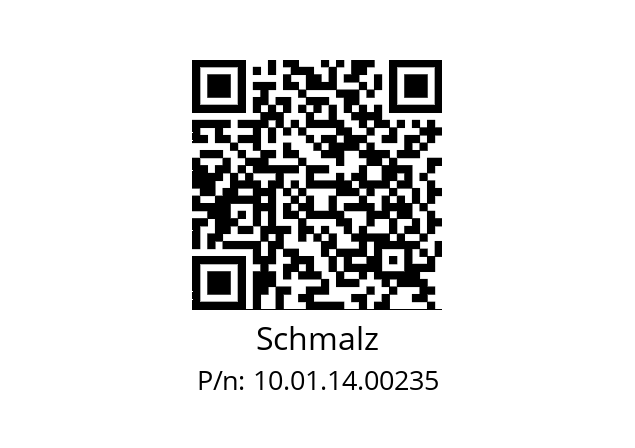   Schmalz 10.01.14.00235