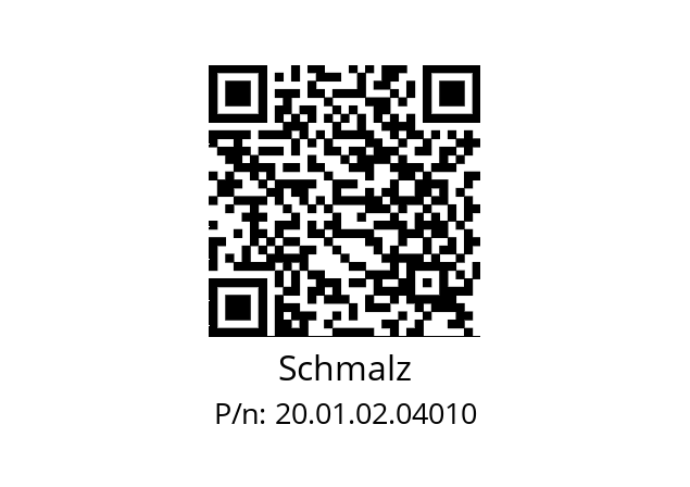   Schmalz 20.01.02.04010