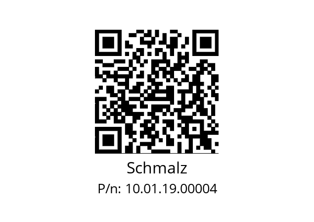   Schmalz 10.01.19.00004