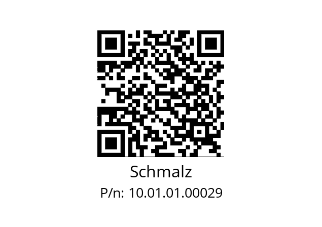   Schmalz 10.01.01.00029