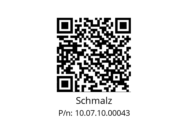   Schmalz 10.07.10.00043