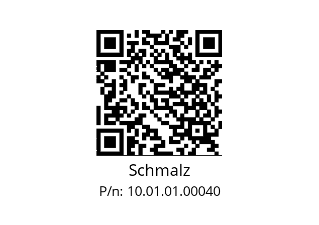   Schmalz 10.01.01.00040