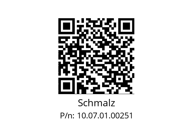   Schmalz 10.07.01.00251