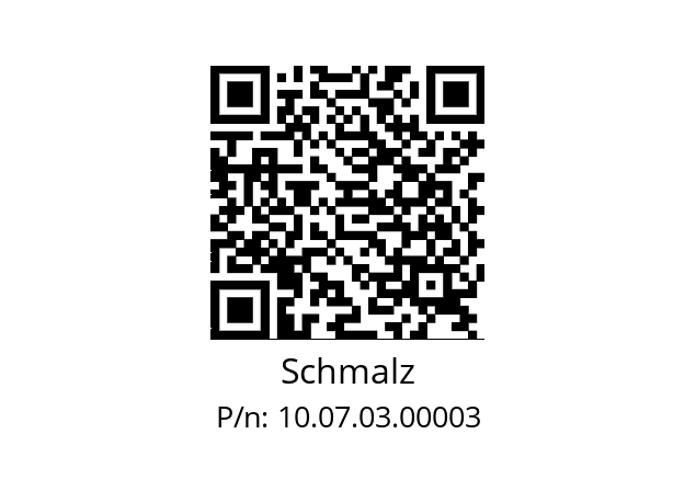   Schmalz 10.07.03.00003