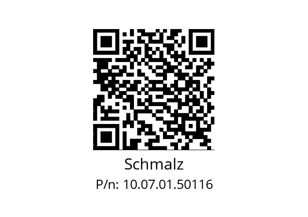   Schmalz 10.07.01.50116