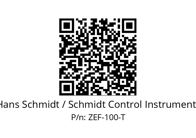   Hans Schmidt / Schmidt Control Instruments ZEF-100-T