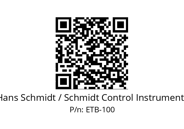   Hans Schmidt / Schmidt Control Instruments ETB-100