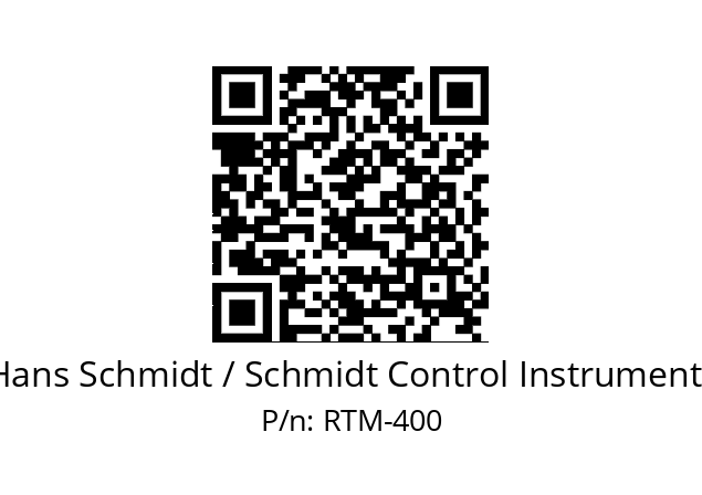   Hans Schmidt / Schmidt Control Instruments RTM-400