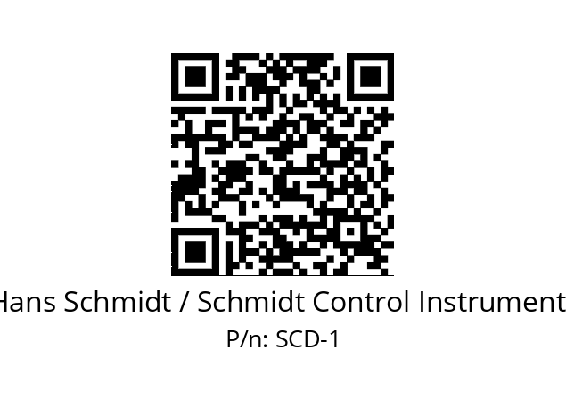   Hans Schmidt / Schmidt Control Instruments SCD-1