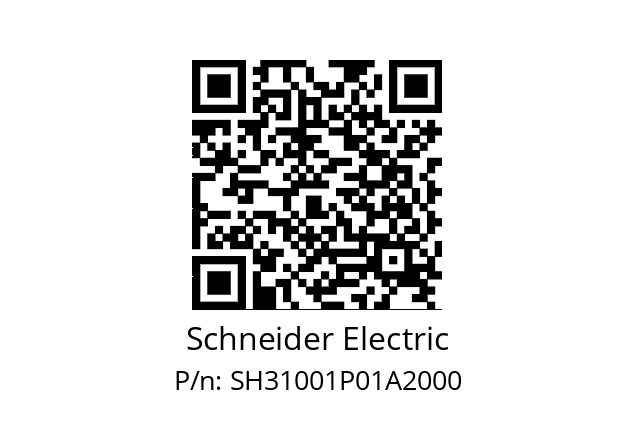   Schneider Electric SH31001P01A2000