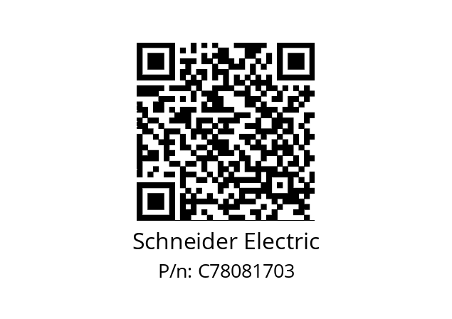   Schneider Electric C78081703