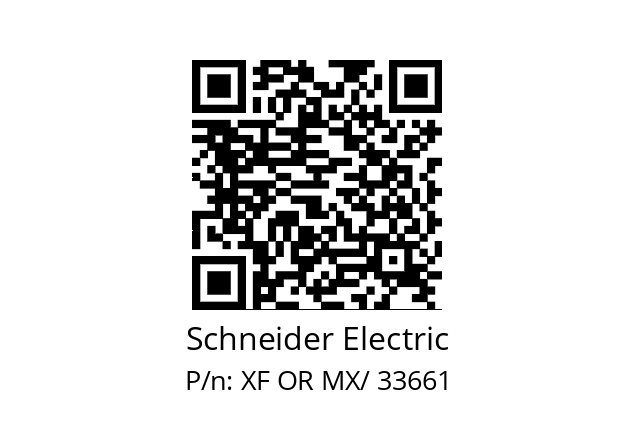   Schneider Electric XF OR MX/ 33661