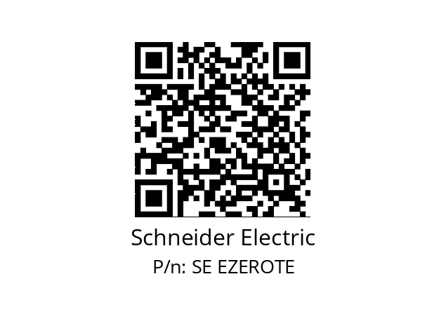   Schneider Electric SE EZEROTE