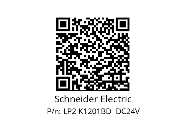   Schneider Electric LP2 K1201BD  DC24V