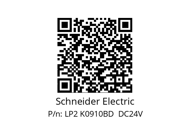   Schneider Electric LP2 K0910BD  DC24V