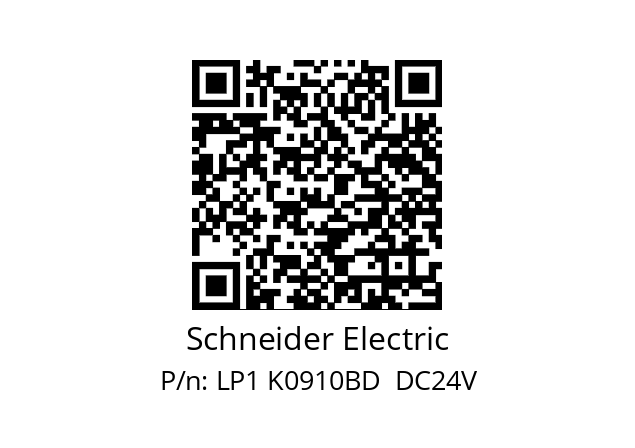   Schneider Electric LP1 K0910BD  DC24V