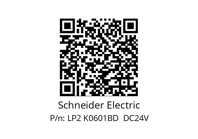   Schneider Electric LP2 K0601BD  DC24V