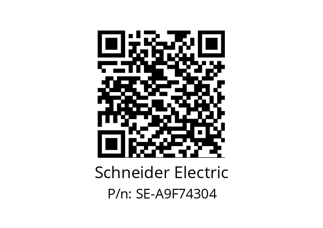   Schneider Electric SE-A9F74304