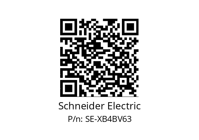   Schneider Electric SE-XB4BV63