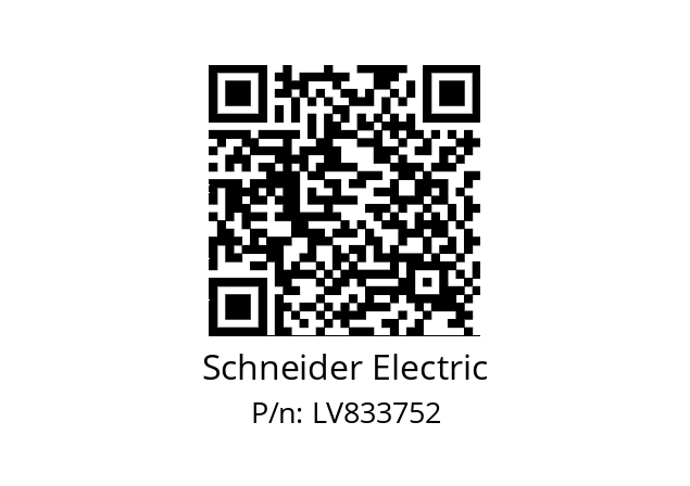   Schneider Electric LV833752