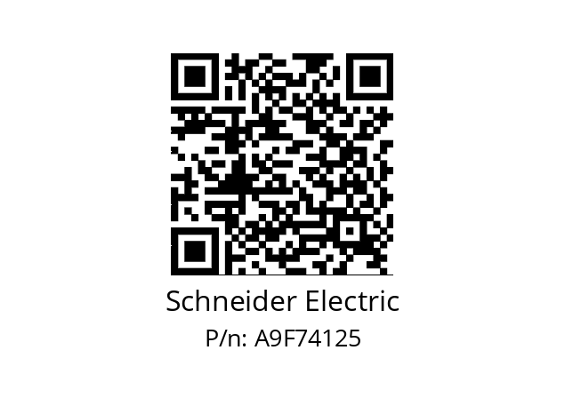   Schneider Electric A9F74125