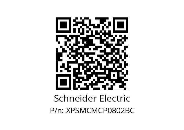   Schneider Electric XPSMCMCP0802BC