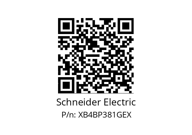   Schneider Electric XB4BP381GEX