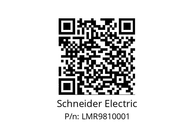   Schneider Electric LMR9810001