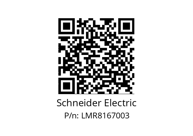   Schneider Electric LMR8167003