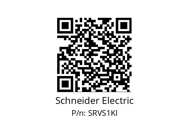   Schneider Electric SRVS1KI