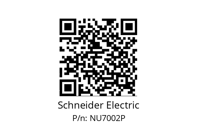   Schneider Electric NU7002P