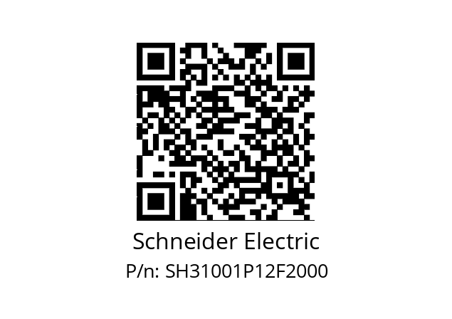   Schneider Electric SH31001P12F2000