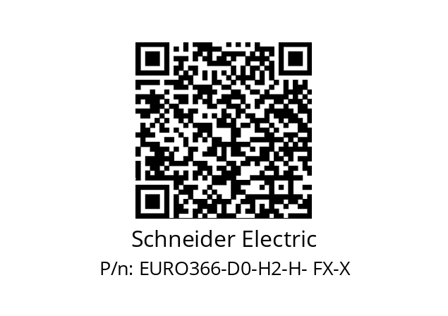   Schneider Electric EURO366-D0-H2-H- FX-X