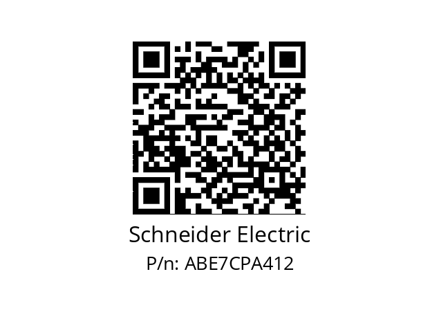   Schneider Electric ABE7CPA412