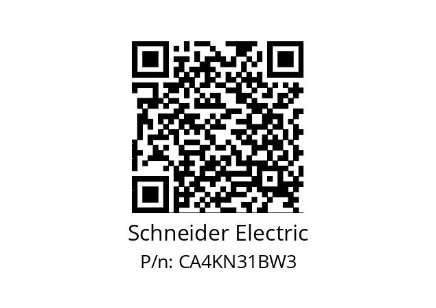   Schneider Electric CA4KN31BW3