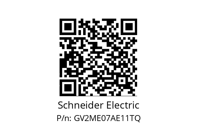   Schneider Electric GV2ME07AE11TQ