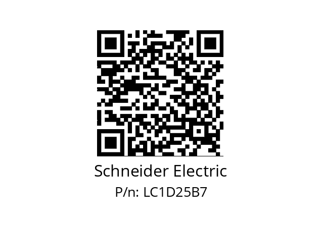   Schneider Electric LC1D25B7