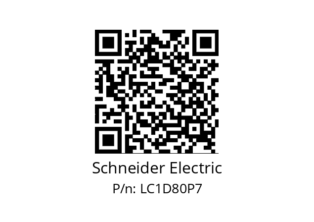   Schneider Electric LC1D80P7