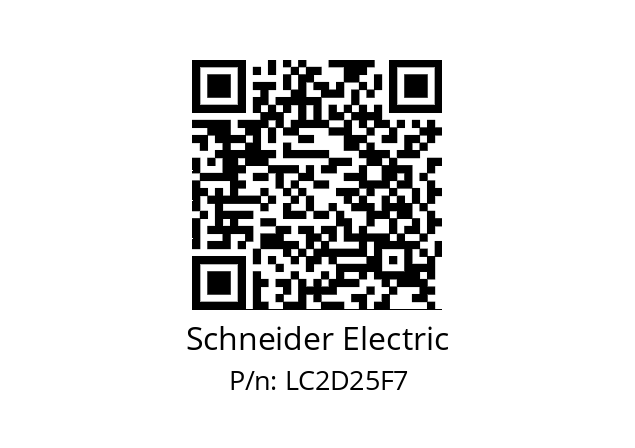   Schneider Electric LC2D25F7